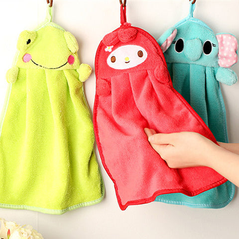 Children Cartoon Absorbent Hand Dry Towel