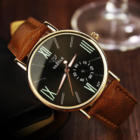 Leather Men's Watch