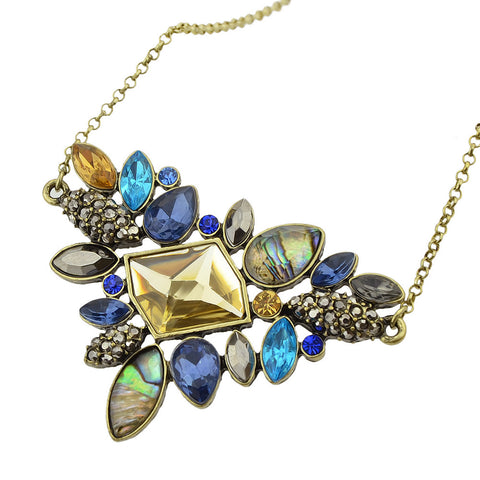 Colorful Rhinestone Necklace