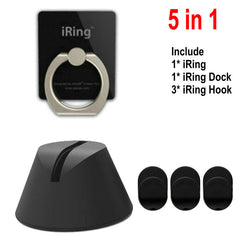 5 in 1 Ring+Dock+Hook Set for Smartphones