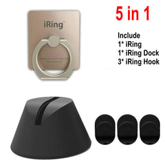 5 in 1 Ring+Dock+Hook Set for Smartphones