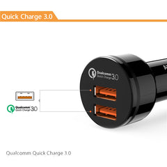 36W USB Car Charger for iPhone Samsung Galaxy S6