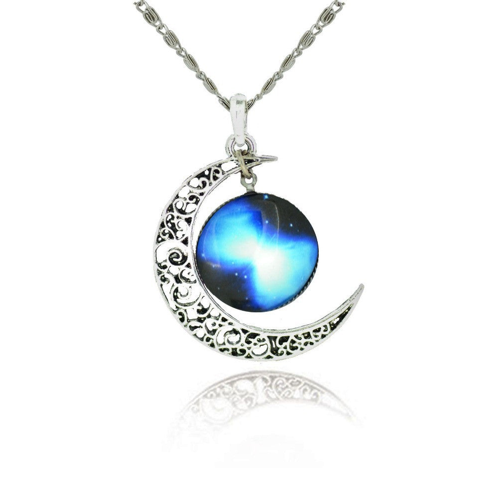 Moon Galaxy Necklace