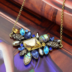 Colorful Rhinestone Necklace