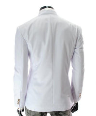 Blazer Masculino White Blazer Men Jacket